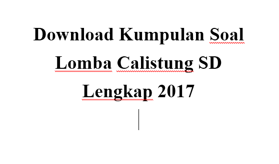 Download Buku Paud Calistung